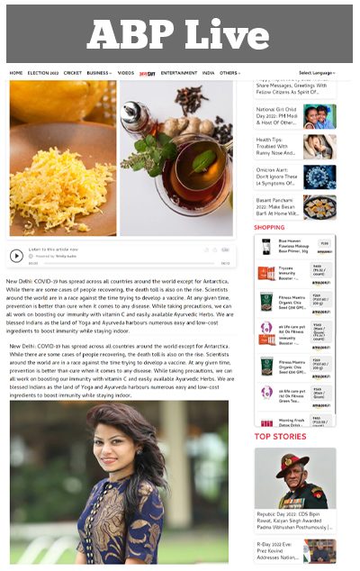 Lifestyle changes to  Increase Immunity against Covid 19 — page 1
