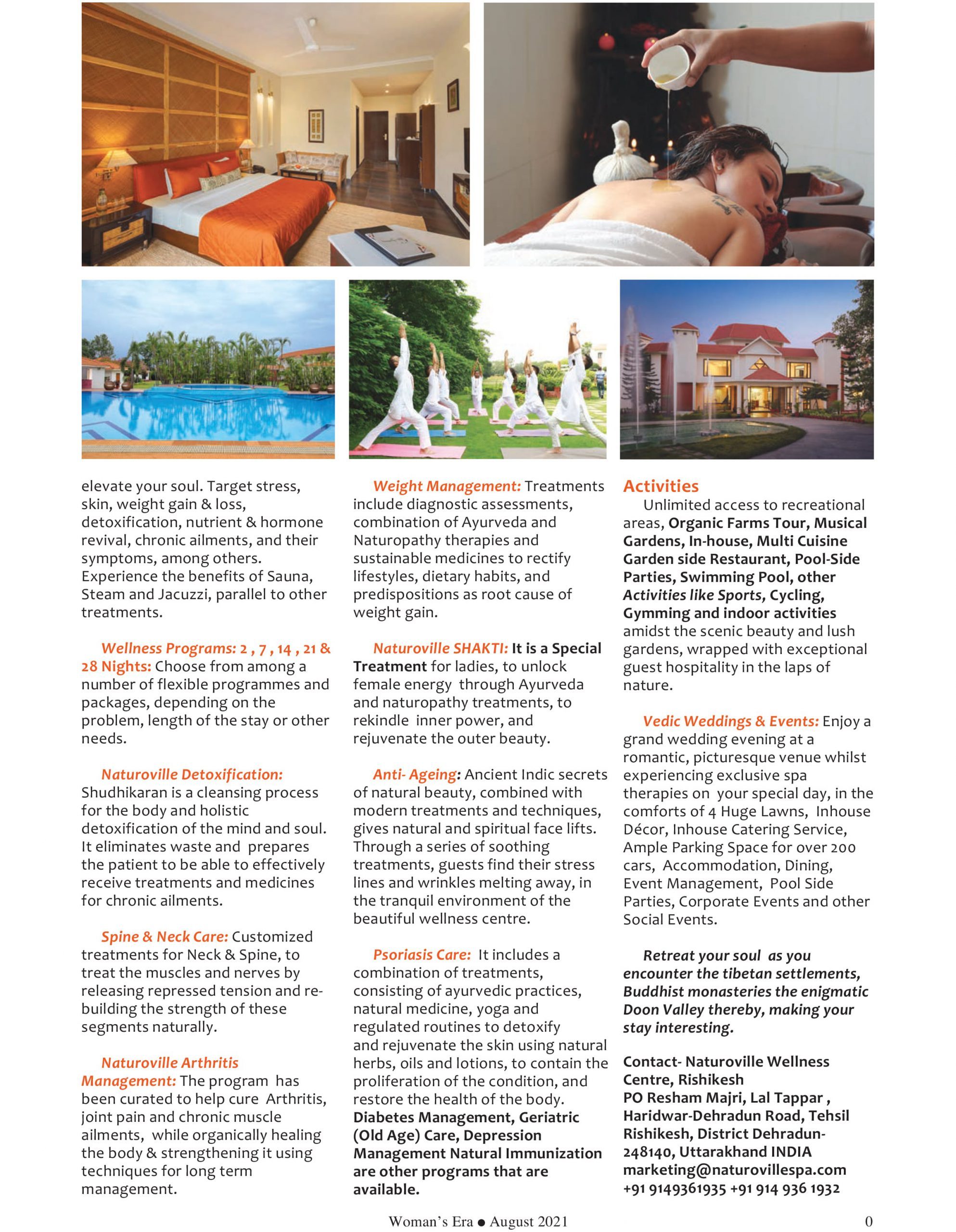 NATUROVILLE AYURVEDA RETREAT RISHIKESH REVIEW — page 2