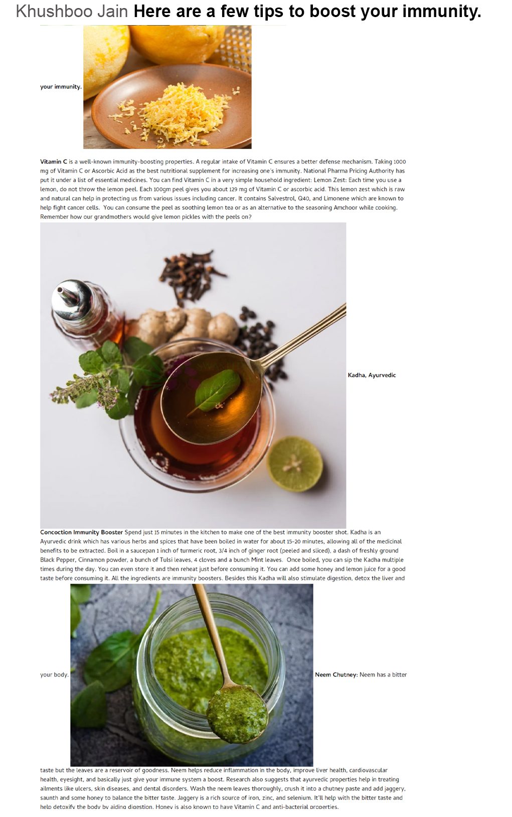 Lifestyle changes to  Increase Immunity against Covid 19 — page 2
